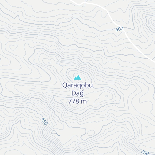 Map of Qaraqobu Dağ