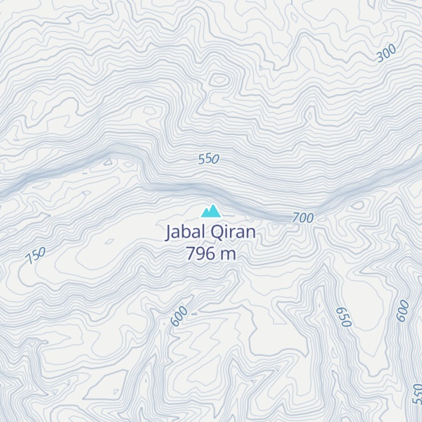 Map of Jabal Qiran