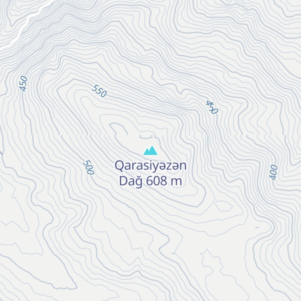 Map of Qarasiyəzən Dağ