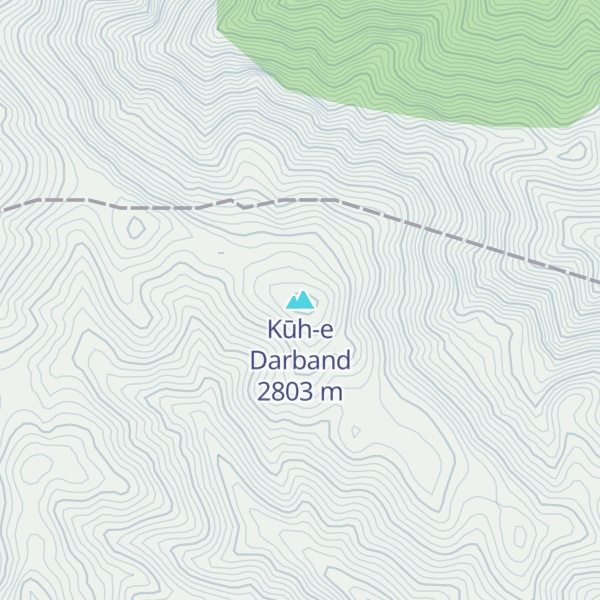 Map of Kūh-e Darband