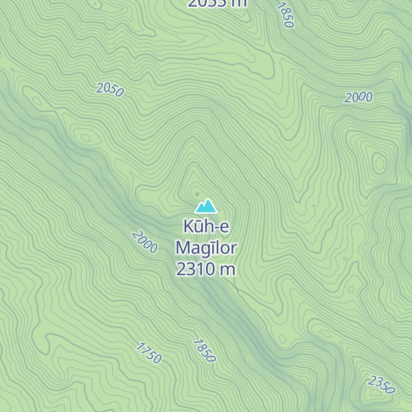 Map of Kūh-e Magīlor