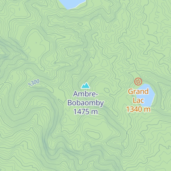 Map of Ambre-Bobaomby