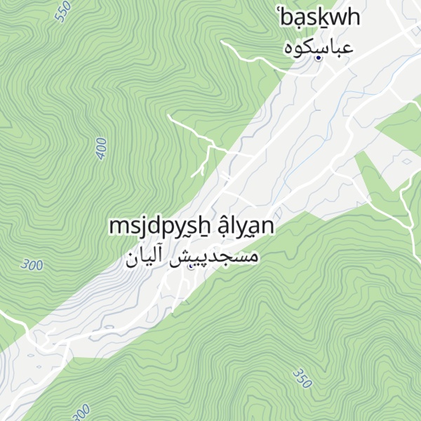 Map of عباس کوه