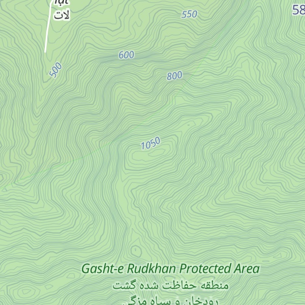 Map of Kūh-e Bongah