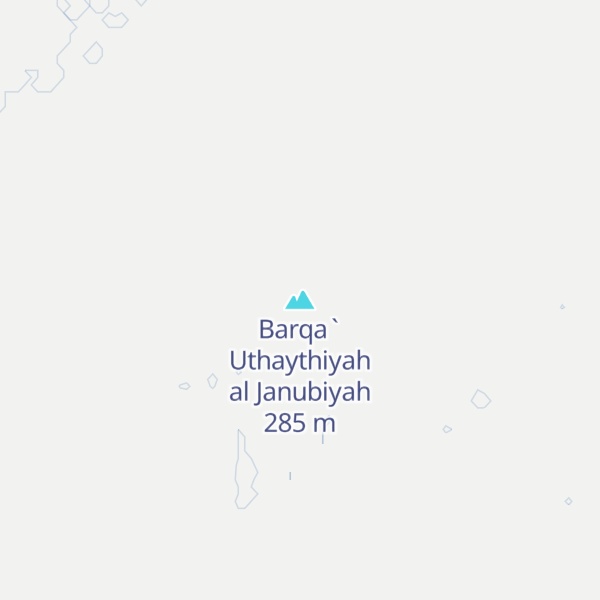Map of Barqa` Uthaythiyah al Janubiyah