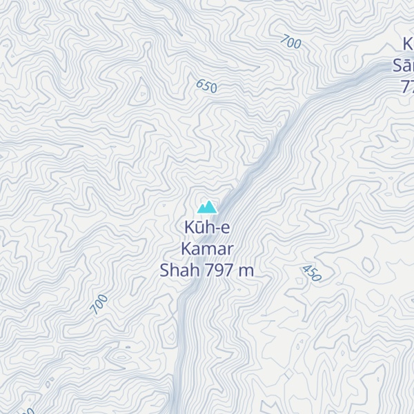 Map of Kūh-e Kamar Shah