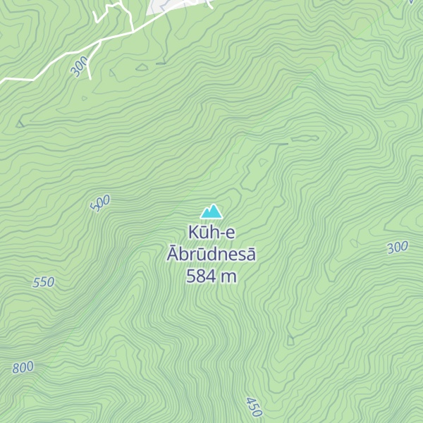 Map of Kūh-e Ābrūdnesā