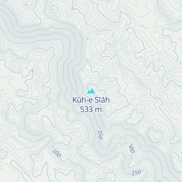 Map of Kūh-e Sīāh