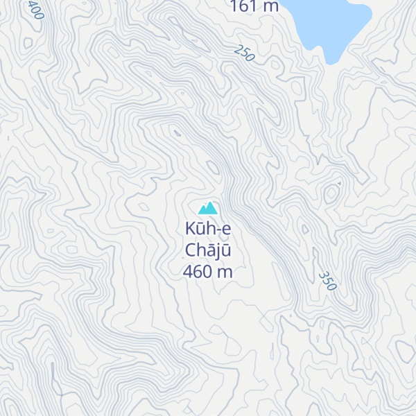 Map of Kūh-e Chājū