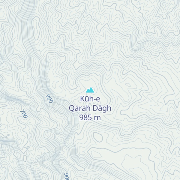 Map of Kūh-e Qarah Dāgh