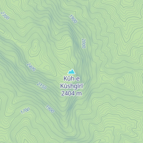 Map of Kūh-e Kūshgīrī