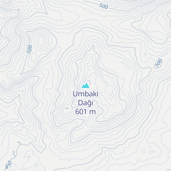 Map of Umbaki Dağı