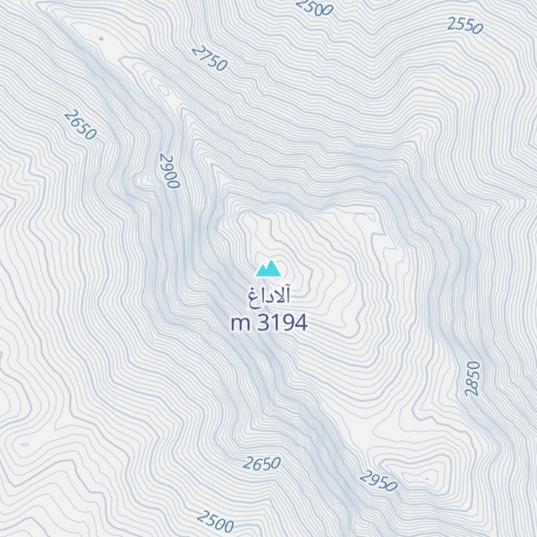 Map of آلاداغ