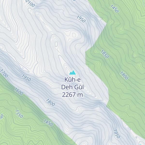 Map of Kūh-e Deh Gūl