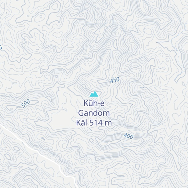 Map of Kūh-e Gandom Kāl