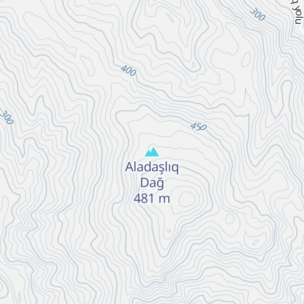 Map of Aladaşlıq Dağ