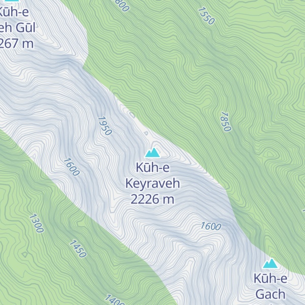 Map of Kūh-e Keyraveh