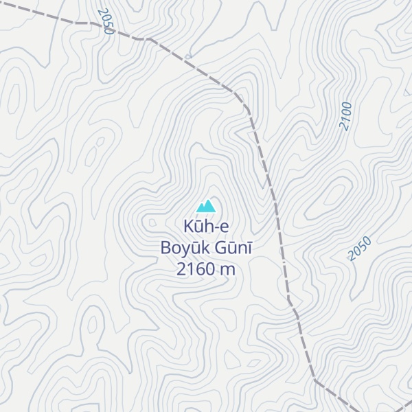 Map of Kūh-e Boyūk Gūnī