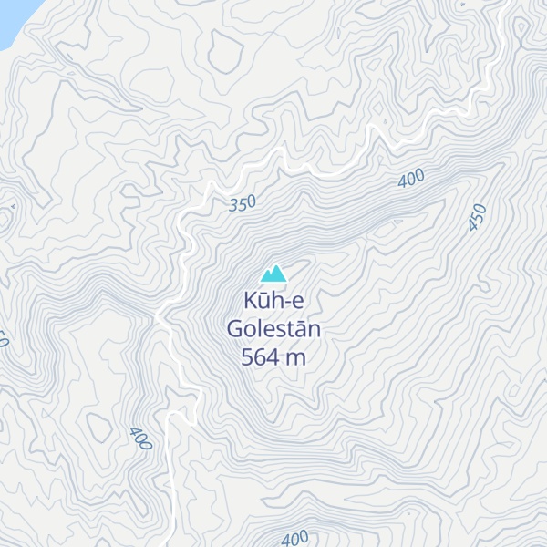 Map of Kūh-e Golestān