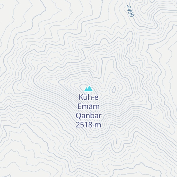 Map of Kūh-e Emām Qanbar