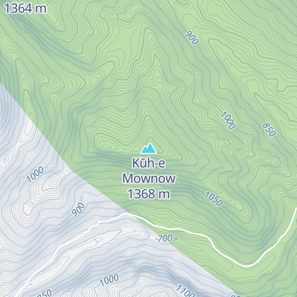 Map of Kūh-e Mownow