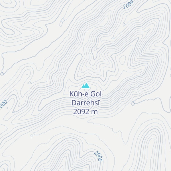 Map of Kūh-e Gol Darrehsī