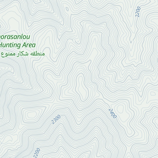 Map of Kūh-e Chāngālī