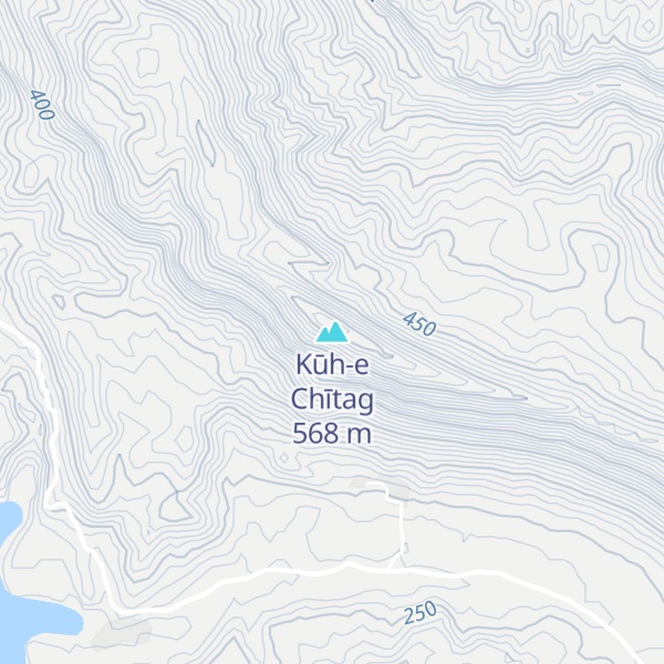 Map of Kūh-e Chītag