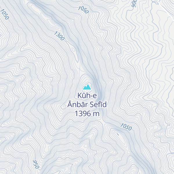 Map of Kūh-e Ānbār Sefīd