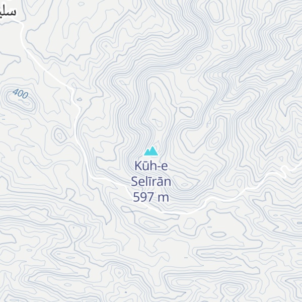 Map of Kūh-e Selīrān