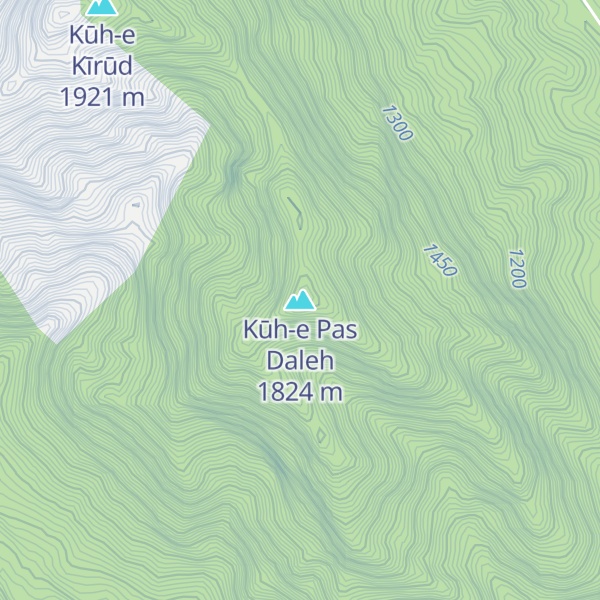 Map of Kūh-e Pas Daleh