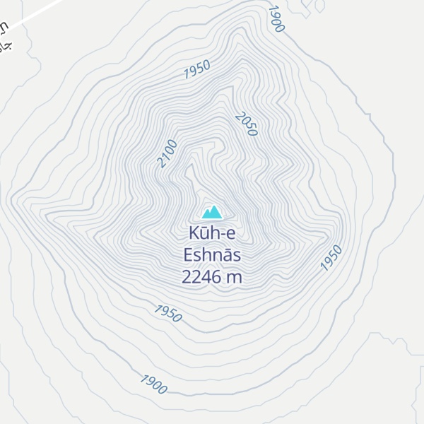 Map of Kūh-e Eshnās