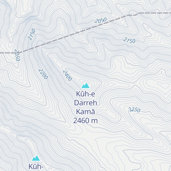Map of Kūh-e Darreh Kamā