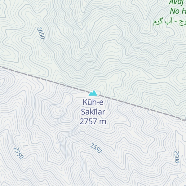 Map of Kūh-e Sakīlar