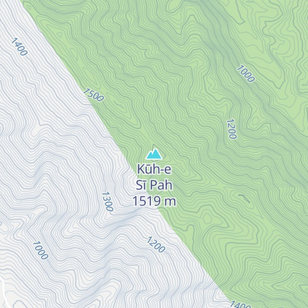 Map of Kūh-e Sī Pah