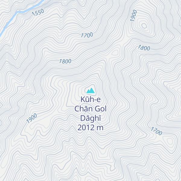 Map of Kūh-e Chān Gol Dāghī