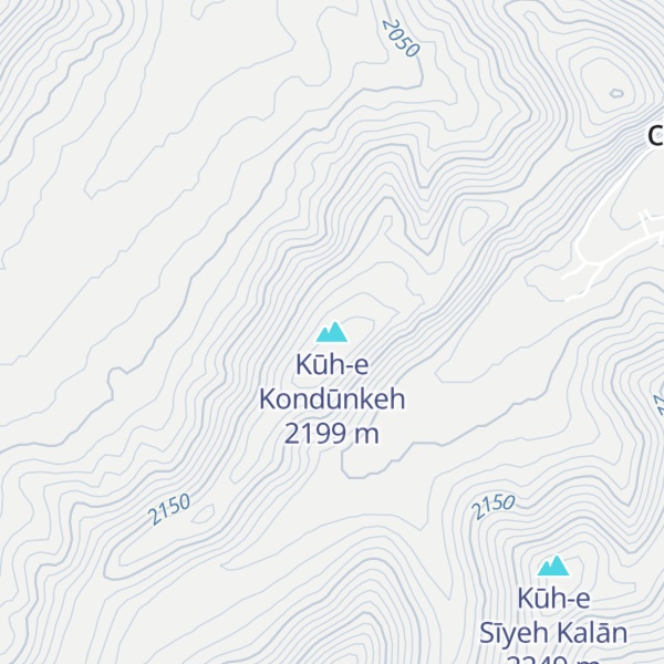 Map of Kūh-e Kondūnkeh