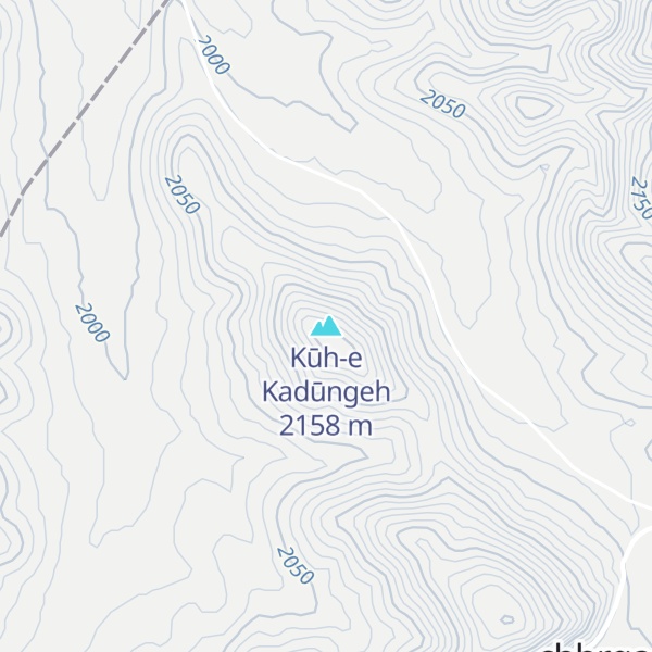 Map of Kūh-e Kadūngeh