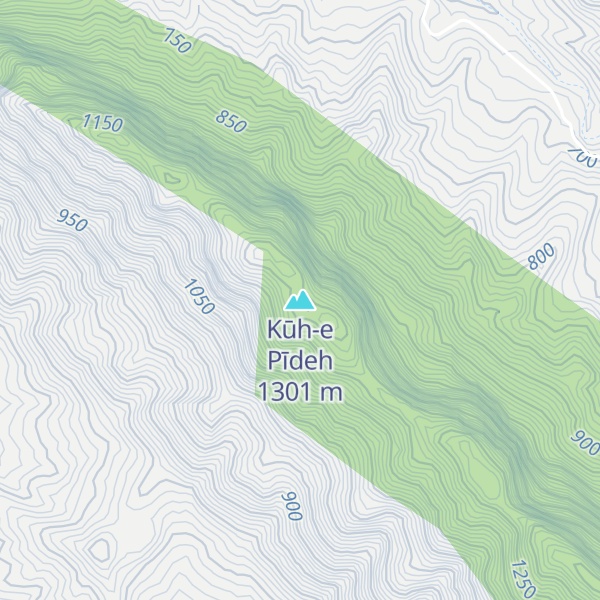 Map of Kūh-e Pīdeh