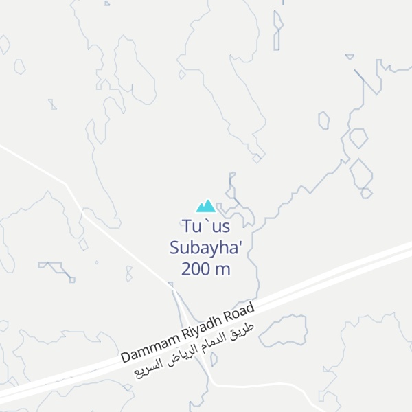 Map of Tu`us Subayha'