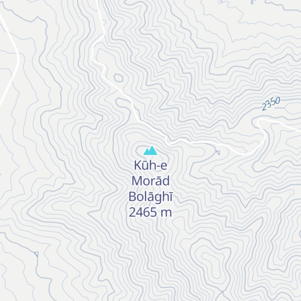 Map of Kūh-e Morād Bolāghī