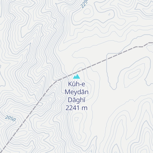 Map of Kūh-e Meydān Dāghī