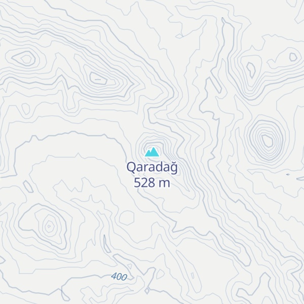 Map of Qaradağ