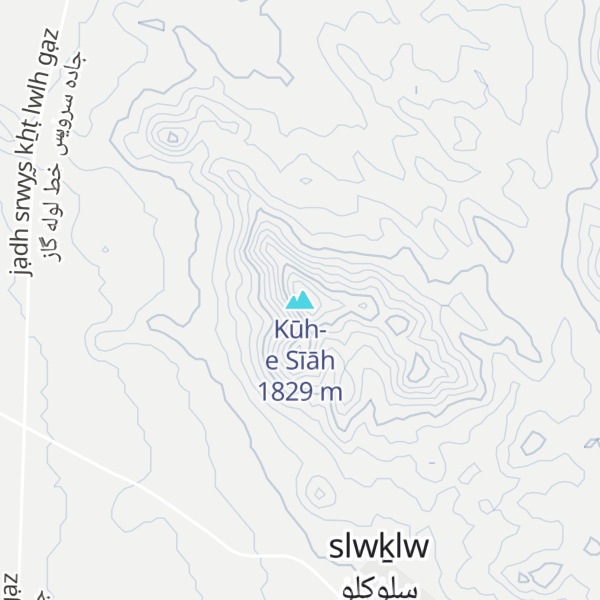 Map of Kūh-e Sīāh
