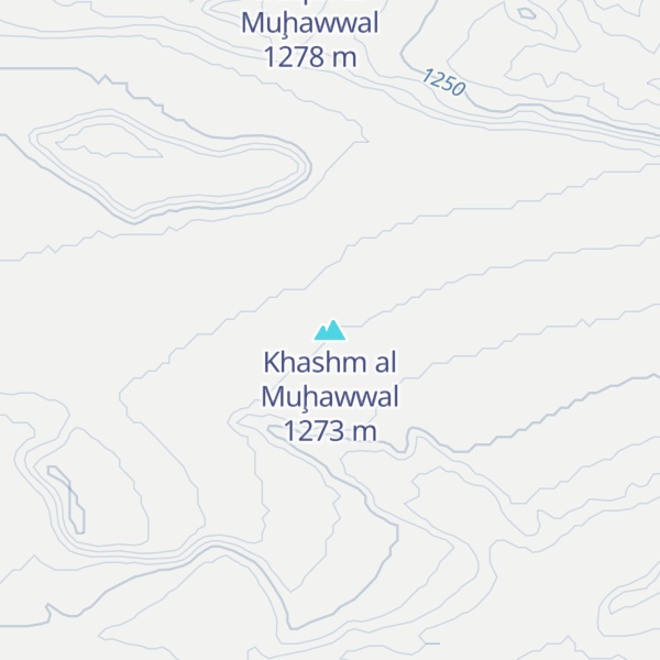 Map of Khashm al Muḩawwal