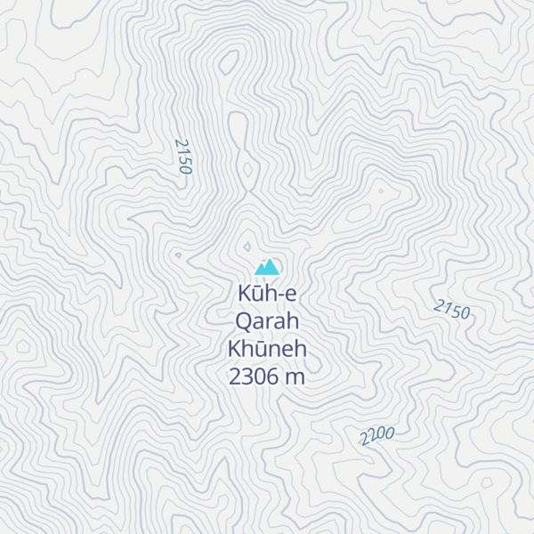Map of Kūh-e Qarah Khūneh