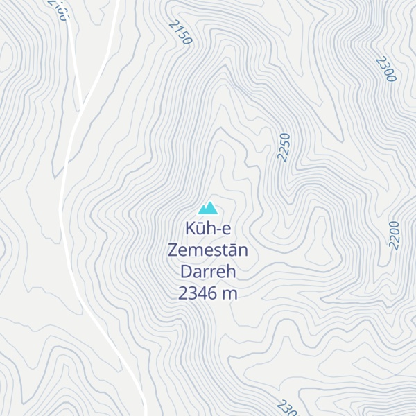 Map of Kūh-e Zemestān Darreh