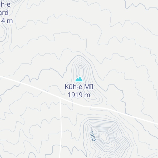 Map of Kūh-e Mīl