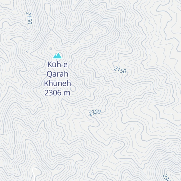 Map of Kūh-e Bar Āftāb-e Sīāh