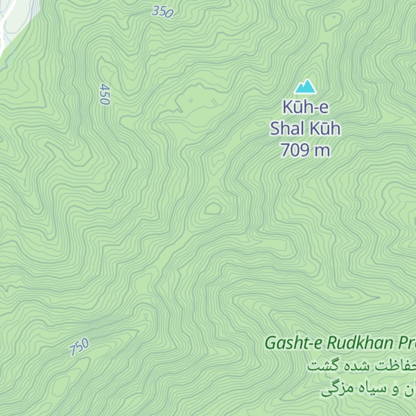 Map of Kūh-e Mazdchāl